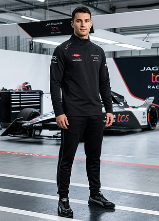 Чоловіча спортивна кофта лонгслів jaguar tcs racing formula e reflo оригінал розмір m мерч