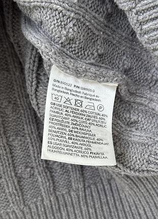 Сірий кардиган, жакет, американка в стилі old money h&m 9