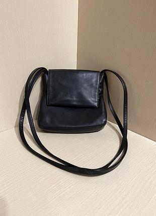 Tula genius leather, натуральна шкіряна сумка крос боді