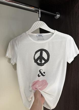 Оригінальна бавовняна футболка moschino