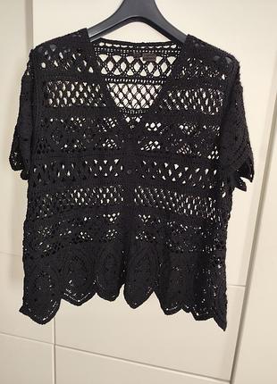 Ажурный кардиган bonprix (bpc selection), размер 52-54 (2xl)