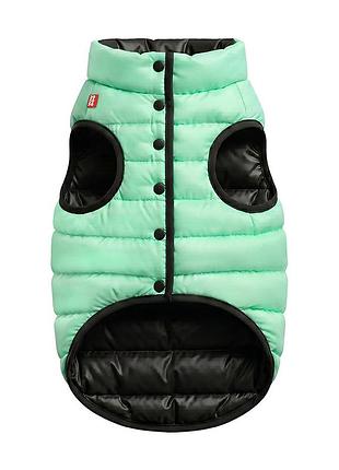 Курточка для собак waudog clothes lumi, світлонакопичувальна, l55, а 50-55 см, в 77-80 см, с 50-55 см