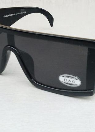 Dolce & gabbana окуляри маска великі жіночі сонцезахисні чорні