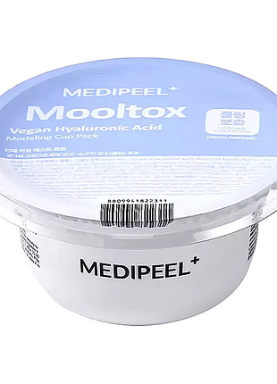 Моделююча зволожуюча маска medi-peel vegan hyaluronic acid mooltox modeling cup pack (28 г) (822311)