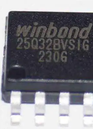Winbond w25q32bvsig, флэш-память, spi, sop8, 32 мбит, 4 мбайт