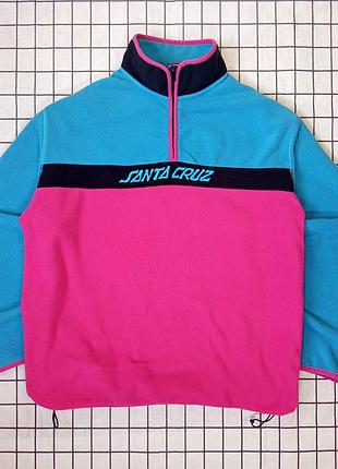 Кофту santa cruz vista jacket 1/2 zip флісова