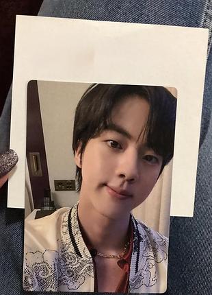 Bts jin офіційна колекційна карта джина