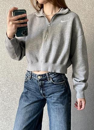 Вкорочена кофта nike 1/3 зіп
