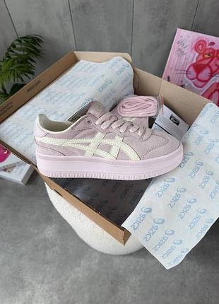 👟 кросівки   asics onitsuka tiger tokuten pink beige platform      / наложка bs👟