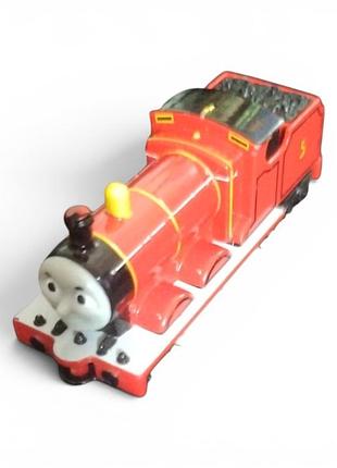 Паровоз джеймс №5 thomas & friends іграшка поїзд