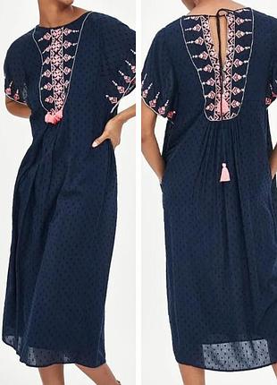Сукня zara з вишивкою