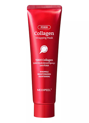 Маска-плівка з низькомолекулярним колагеном medi-peel collagen glow wrapping mask (100 мл) (825244)