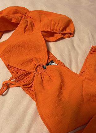 Яскравий літній топ h&m🧡