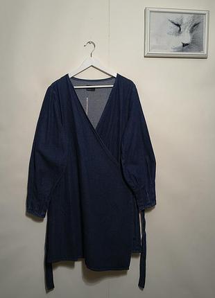 Нова джинсова сукня на запах від asos.