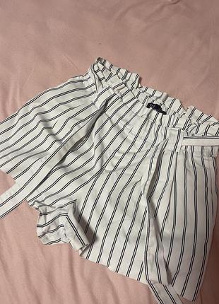 Шорти zara trf у смужку🤍