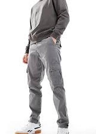Стильные карго asos design w30l30(s, наш46)