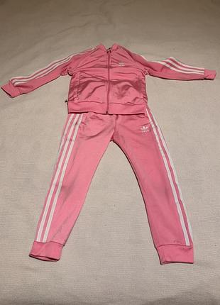 Adidas original дитячий спортивний костюм для дівчинки