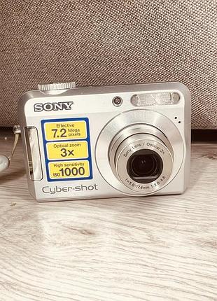 Цифровой фотоаппарат sony dsc-650 винтажный + карта памяти