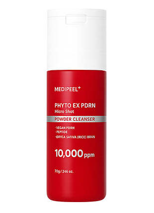 Medi-peel phyto ex pdrn micro shot powder cleanser 70 г - энзимная очищающая пудра для умывания с pdrn (826173)
