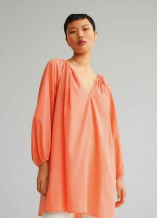Яскрава літня сукня-туніка h&m оверсайз