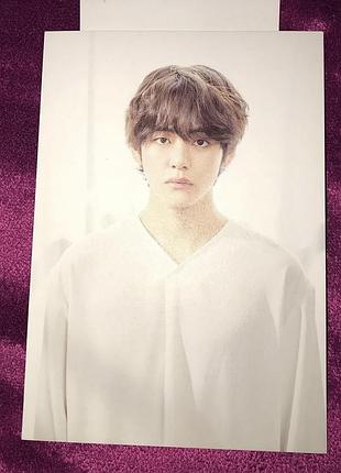 Bts v техьон твердий міні постер листівка офіційна