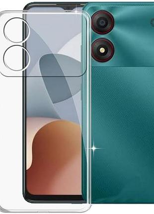 Tpu чохол epic transparent 1,5mm full camera для zte blade a34 4g