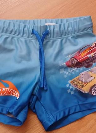 Шортики для плавання,  плавки hot wheels
