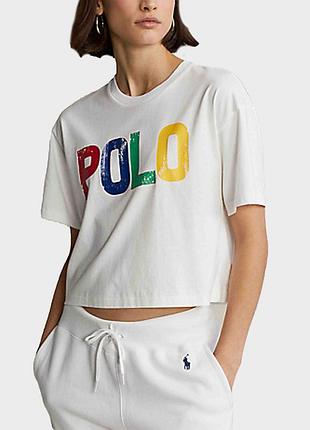 Футболка polo ralf lauren оверсайс катон