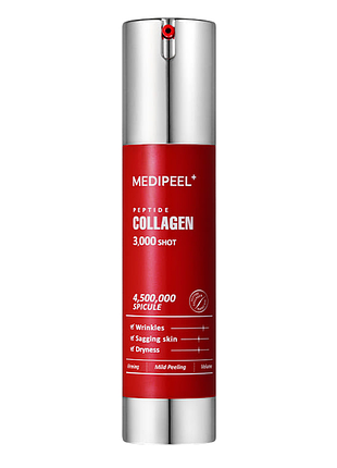 Сыворотка medi-peel red lacto collagen 3000 shot serum 50 мл с микроспешками и коллагеном для лифтинга и восстановления кожи