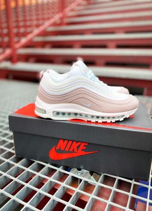 🌸nike air max pillar pine green beans 97 white pink 💖 женские кроссовки найк аир макс, женке кроссовки найк эир макс