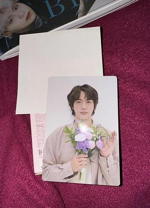 Bts jin джин офіційна колекційна турова карта