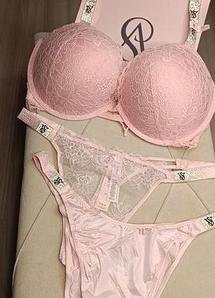 Комплект зі стразами victoria's secret оригінал 38dd 85e оригінал