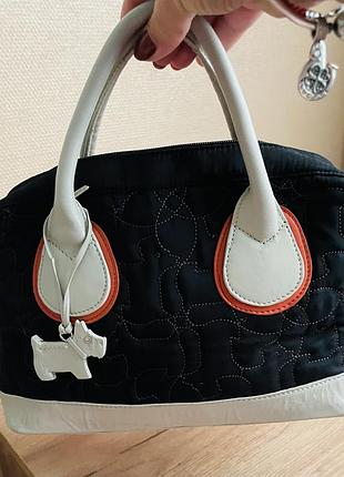 Сумка radley винтаж кожа и текстиль