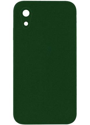 Чохол silk square full camera protective (aa) no logo для apple iphone xr (6.1")