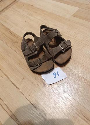 Шкіряні босоніжки 16 см