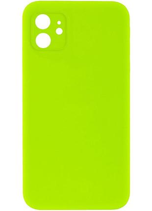 Чохол silk square full camera protective (aa) no logo для apple iphone 11 (6.1")