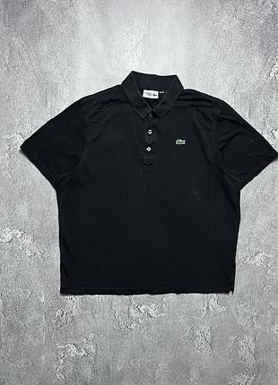 Vintage винтажная футболка поло lacoste лакоста big logo old money олд мани size xl размер хл