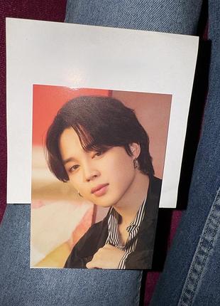 Bts jimin чімін офіційна колекційна турова карта