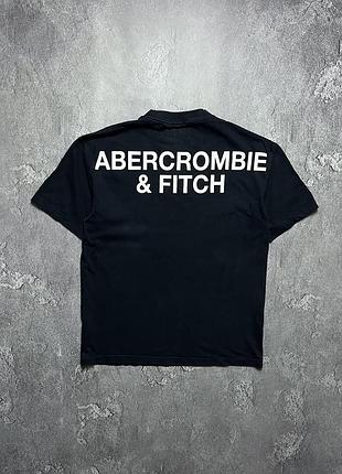Vintage винтажная футболка abercrombie & fitch аберкромби big logo y2k size m размер м