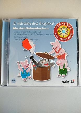 Диск cd ​дитячі казки німецькою мовою 5 märchen aus england (німеччина)