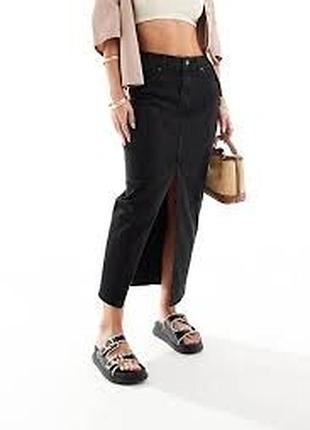 Стильная джинсовая юбка asos eur32