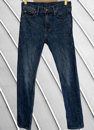 Мужские синие джинсы levi's 510 w30 l32 оригинал левис стано идеал классические прямые straight джинсовые брюки хлопок деним s 46