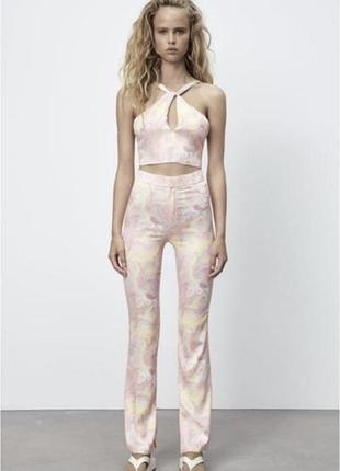 Атласний топ zara