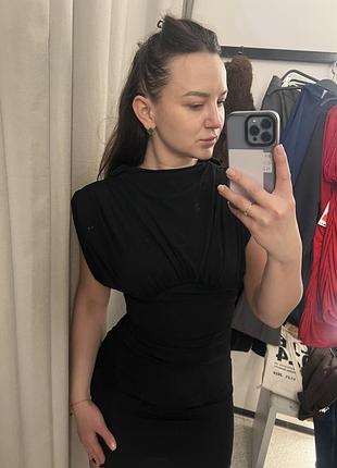 Чорне плаття zara 5