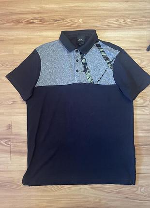 Поло футболка armani exchange
