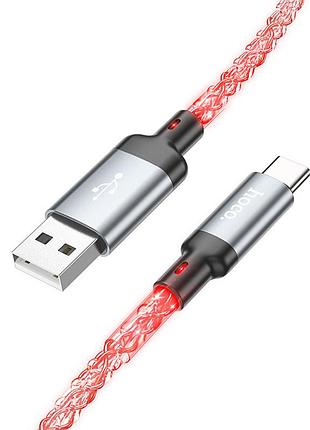 Дата кабель hoco u112 shine usb to type-c 3a (1m) 2