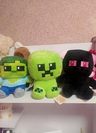 Продам игрушки мягкие майн крафт