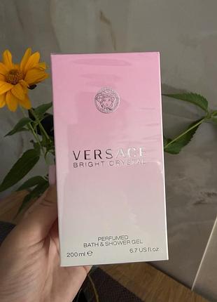 Versace bright crystal парфумований гель для душу 200 мл