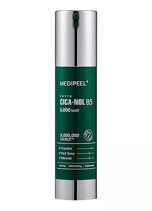 Сироватка-пілінг для чутливої та проблемної шкіри medi-peel phyto cica nol b5 6000 shot (50 мл) (822366)