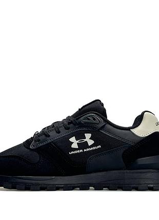 Мужские кроссовки under armour essential runner black